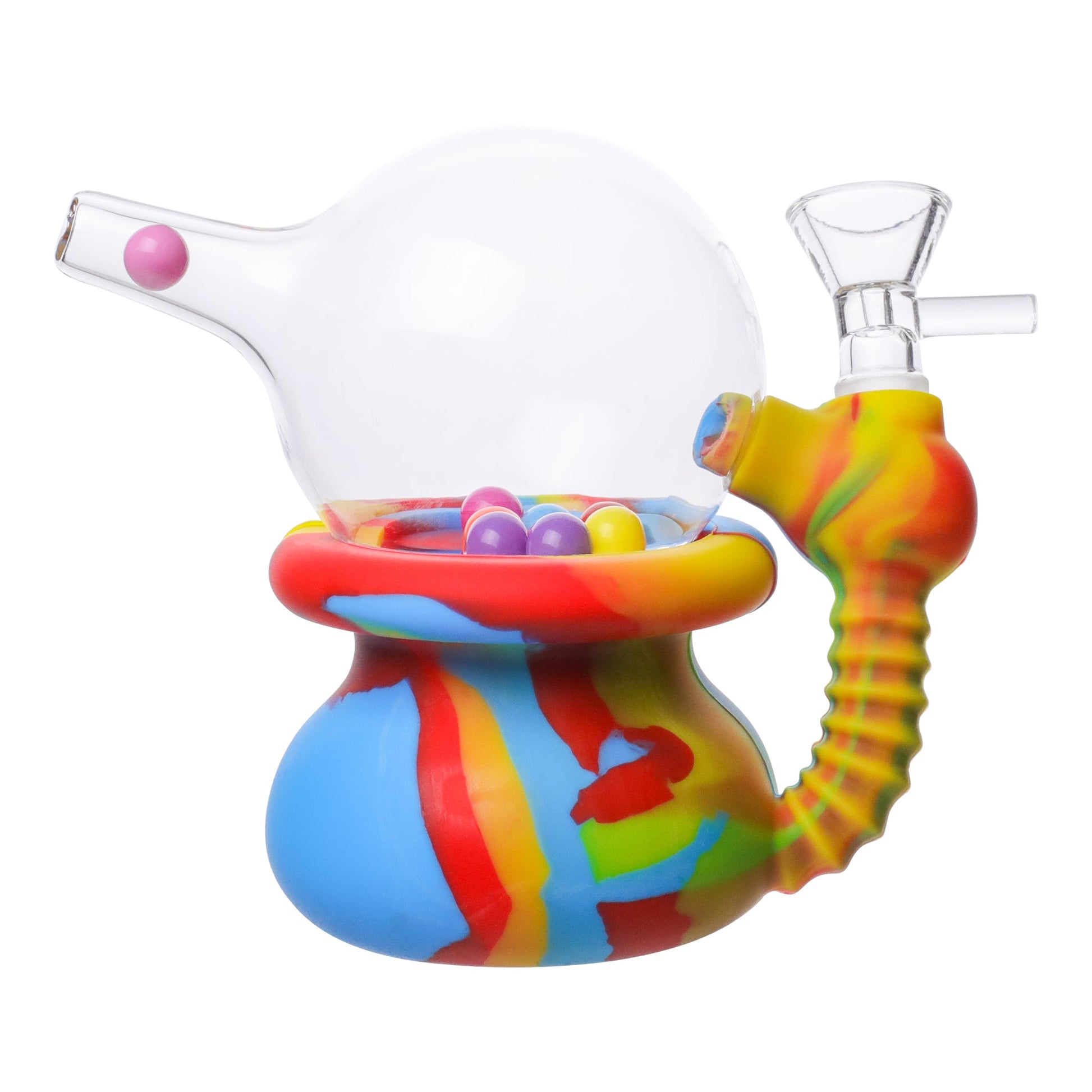 Jo Turbine Ball Bong 5in Silicone Glass