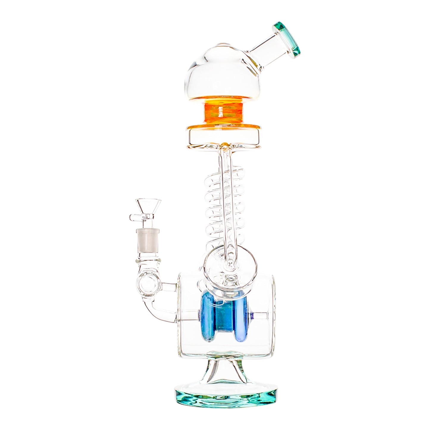 Amy Yo-Yo Helix Percolator Bong 14in