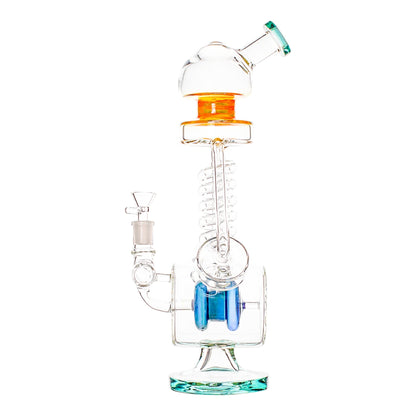 Amy Yo-Yo Helix Percolator Bong 14in