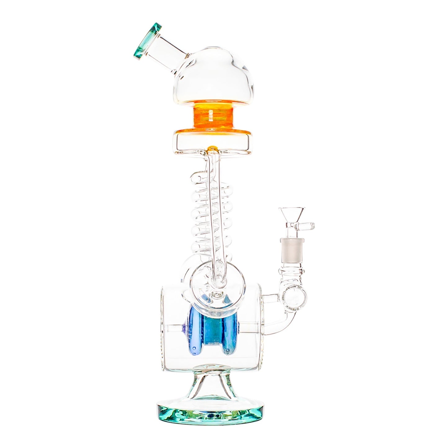 Amy Yo-Yo Helix Percolator Bong 14in