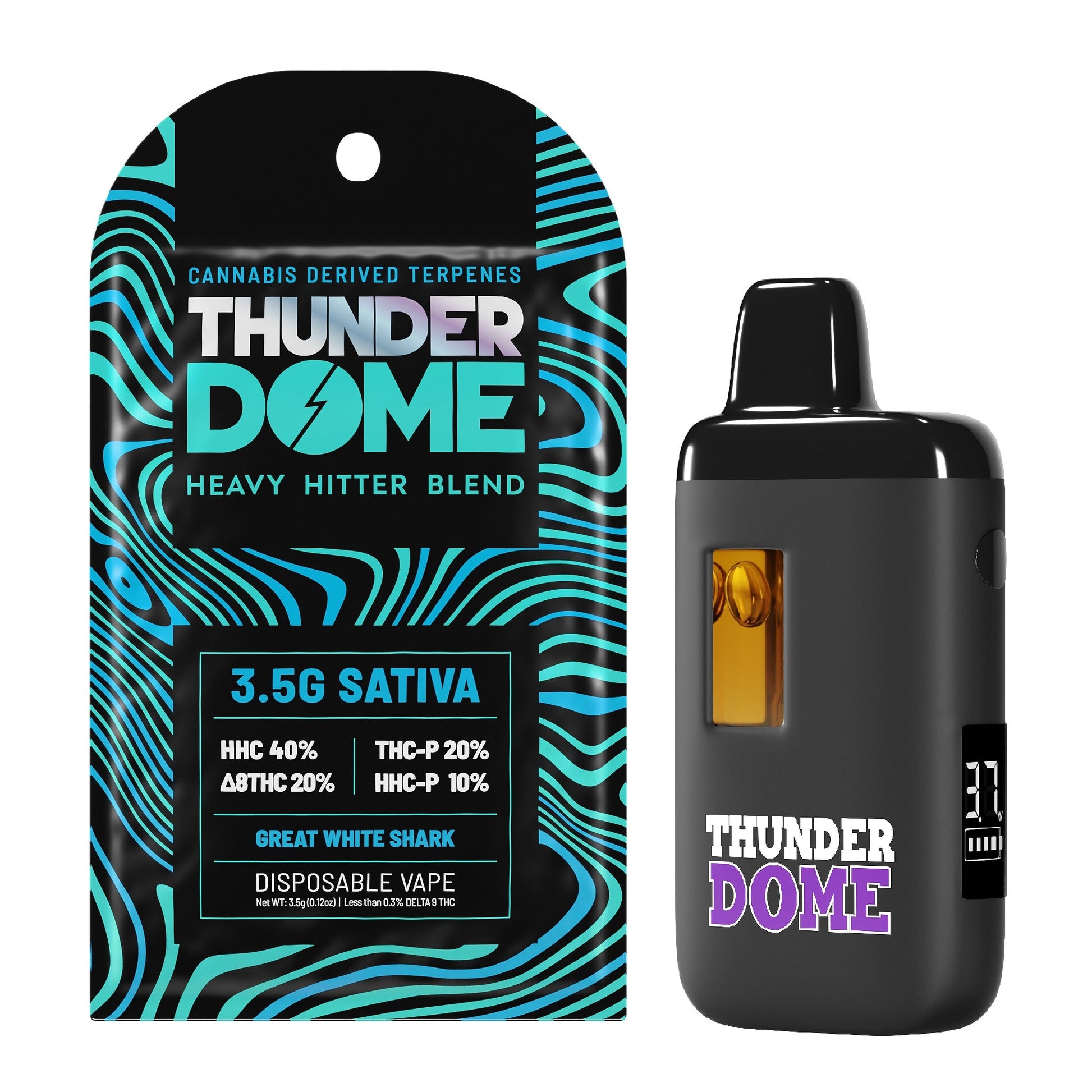Dome Wrecker Thunder Dome Heavy Hitter P Blend Vaporizer 3500mg