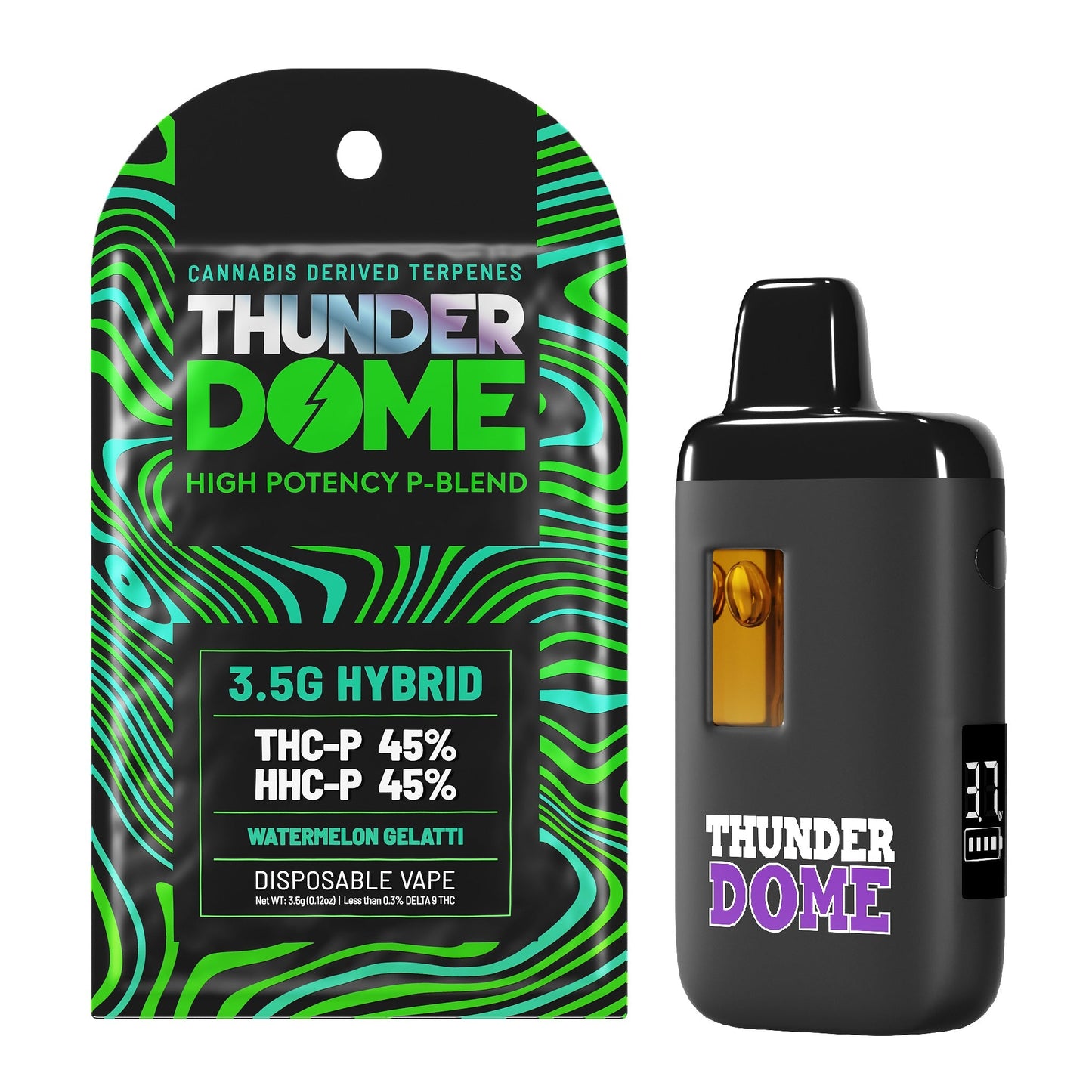 Dome Wrecker Thunder Dome Heavy Hitter P Blend Vaporizer 3500mg