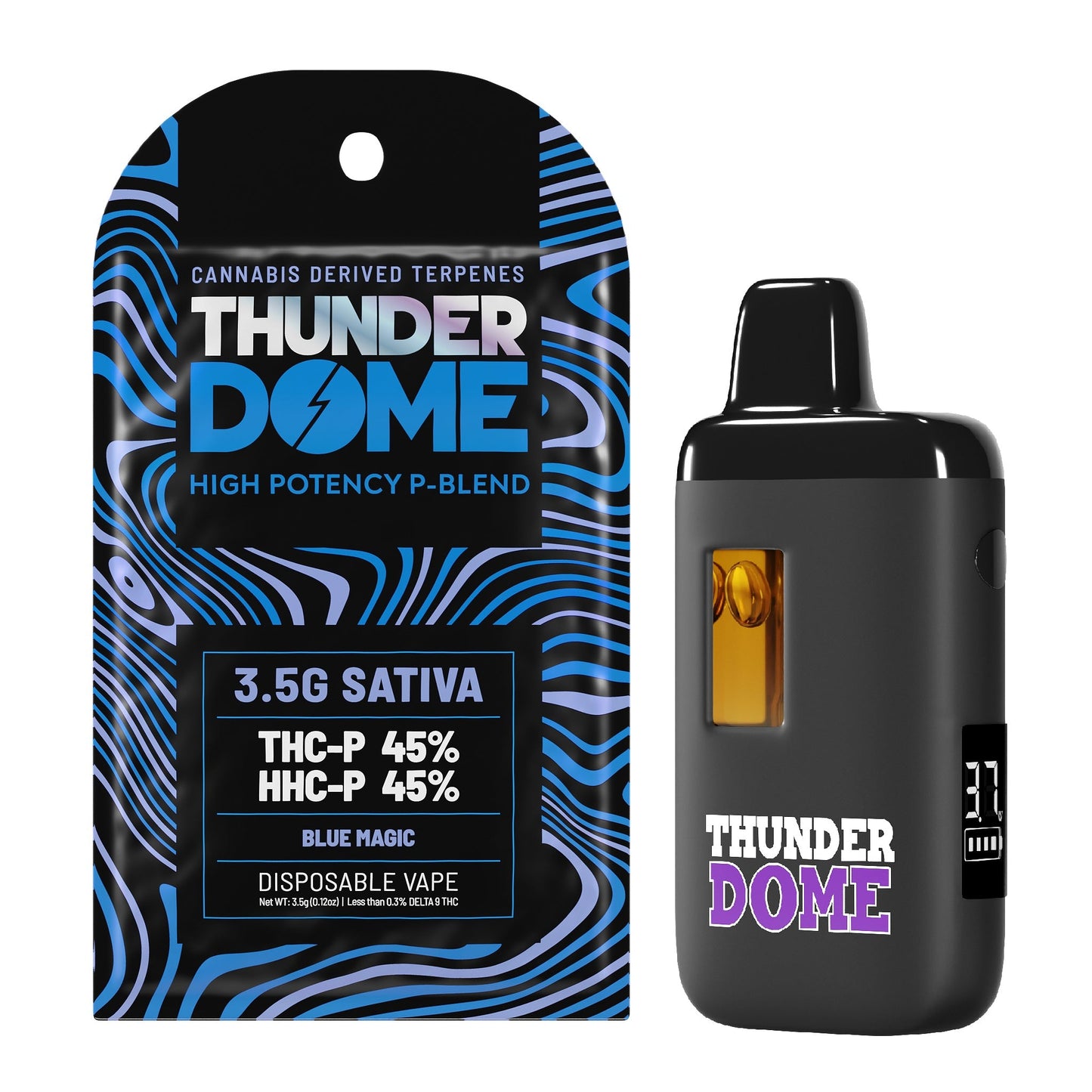 Dome Wrecker Thunder Dome Heavy Hitter P Blend Vaporizer 3500mg