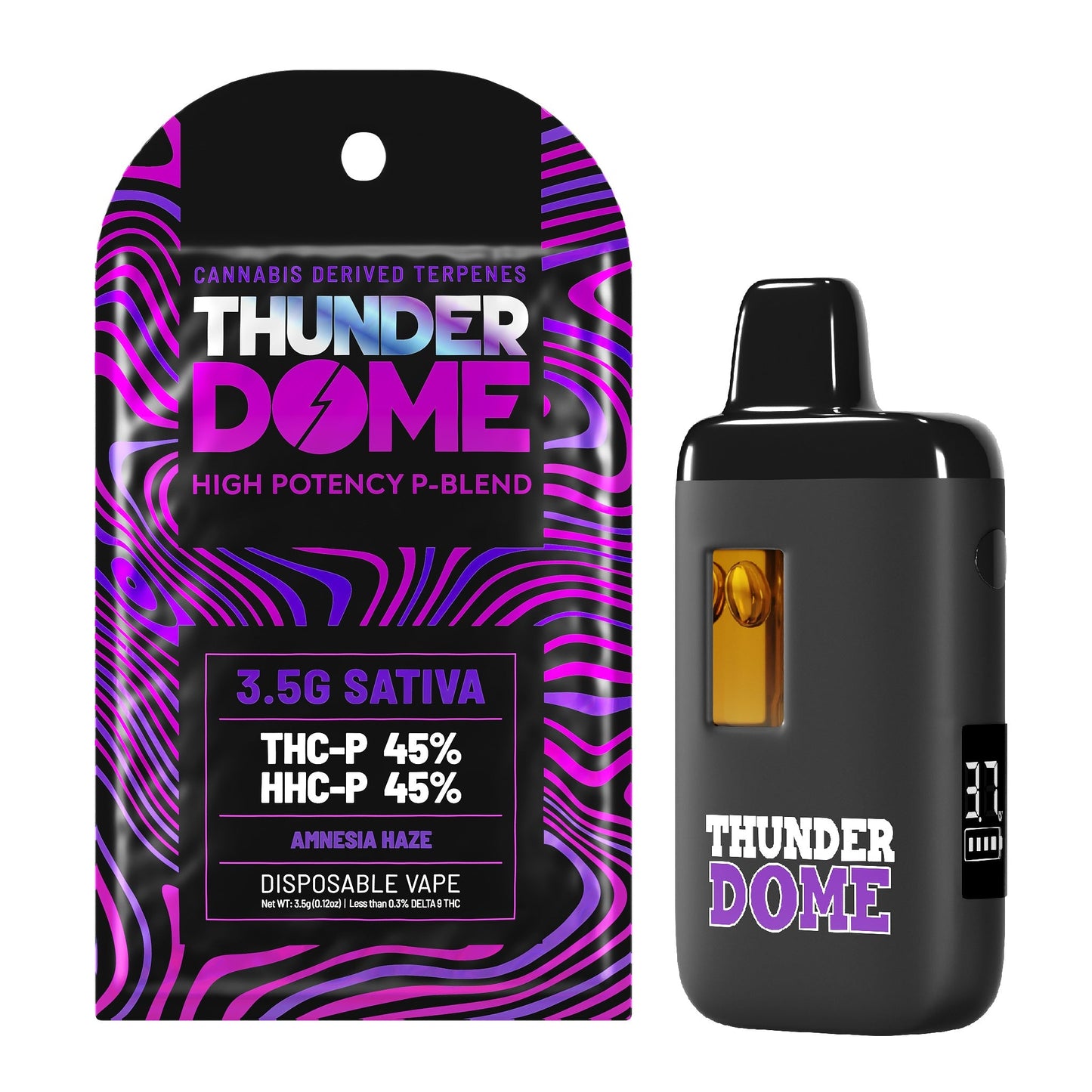 Dome Wrecker Thunder Dome Heavy Hitter P Blend Vaporizer 3500mg