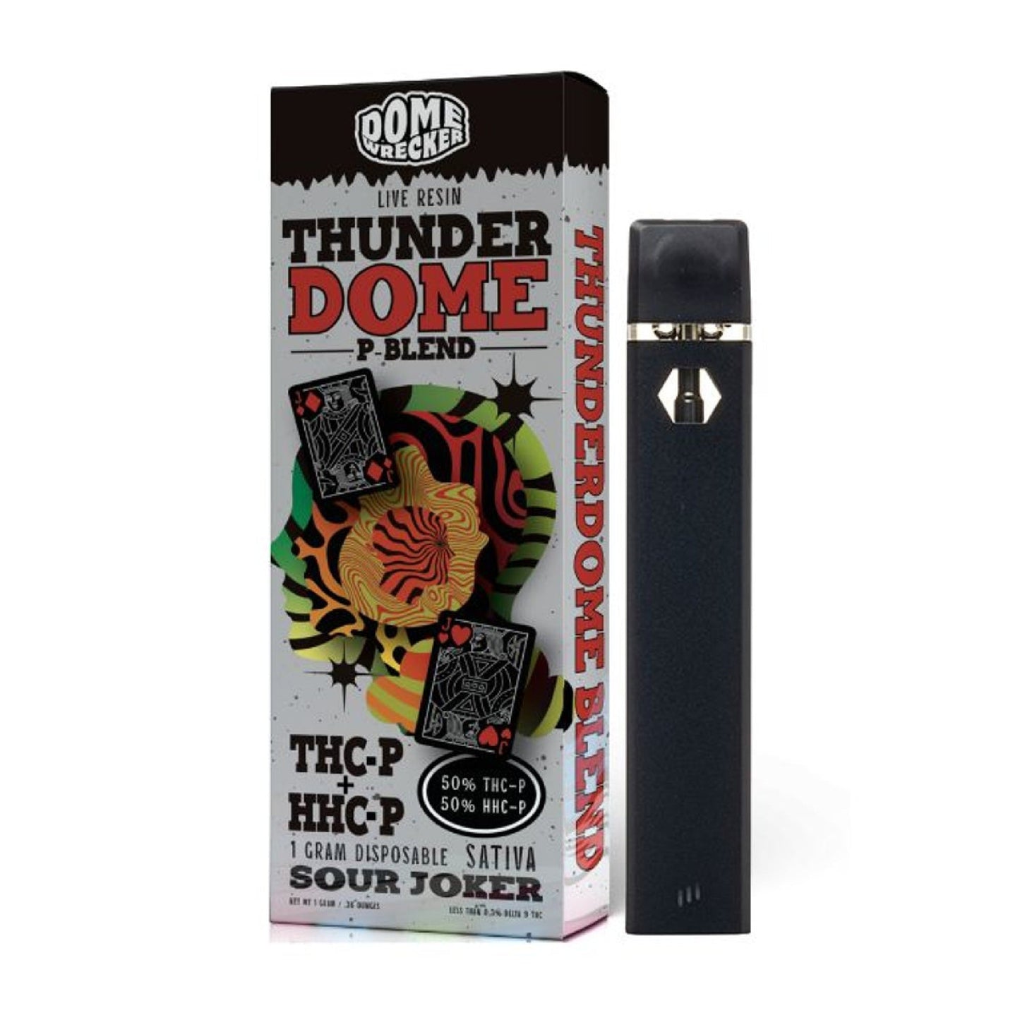 Dome Wrecker Thunder Dome Live Resin P-Blend Vaporizer 1000mg