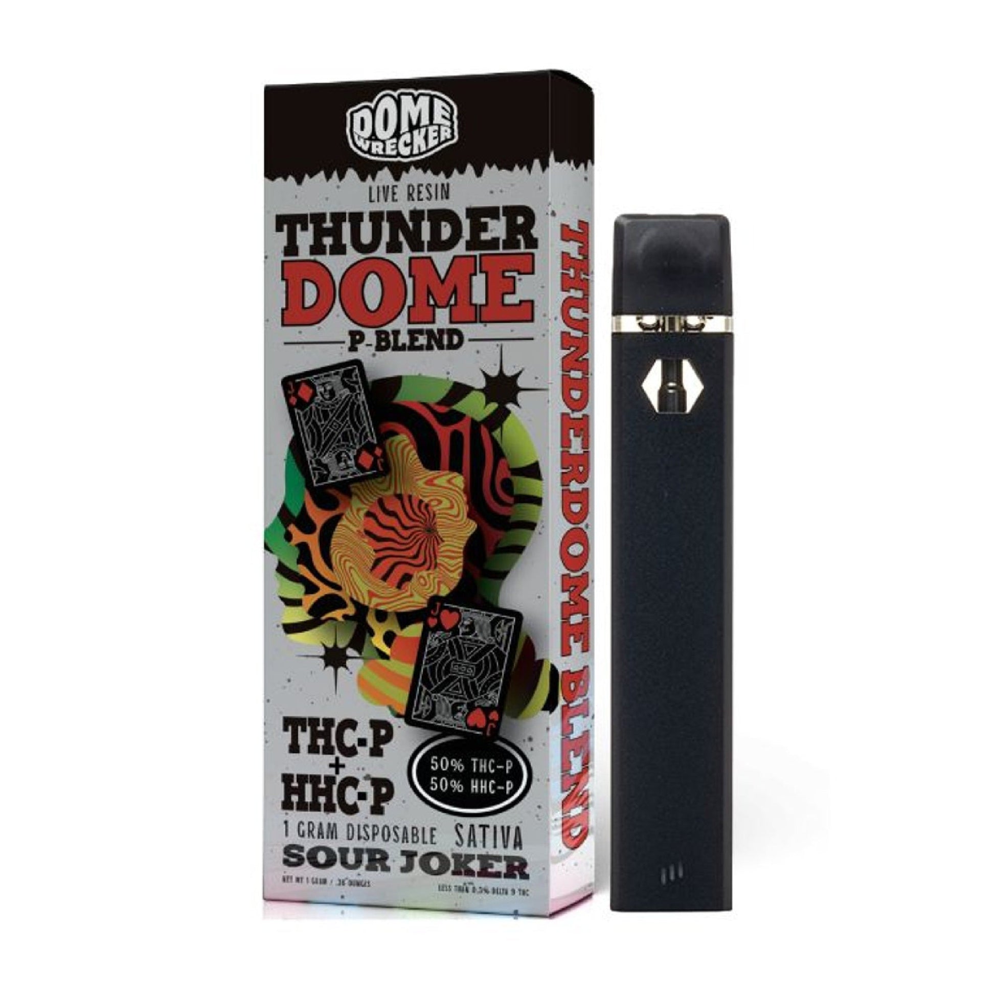 Dome Wrecker Thunder Dome Live Resin P-Blend Vaporizer 1000mg