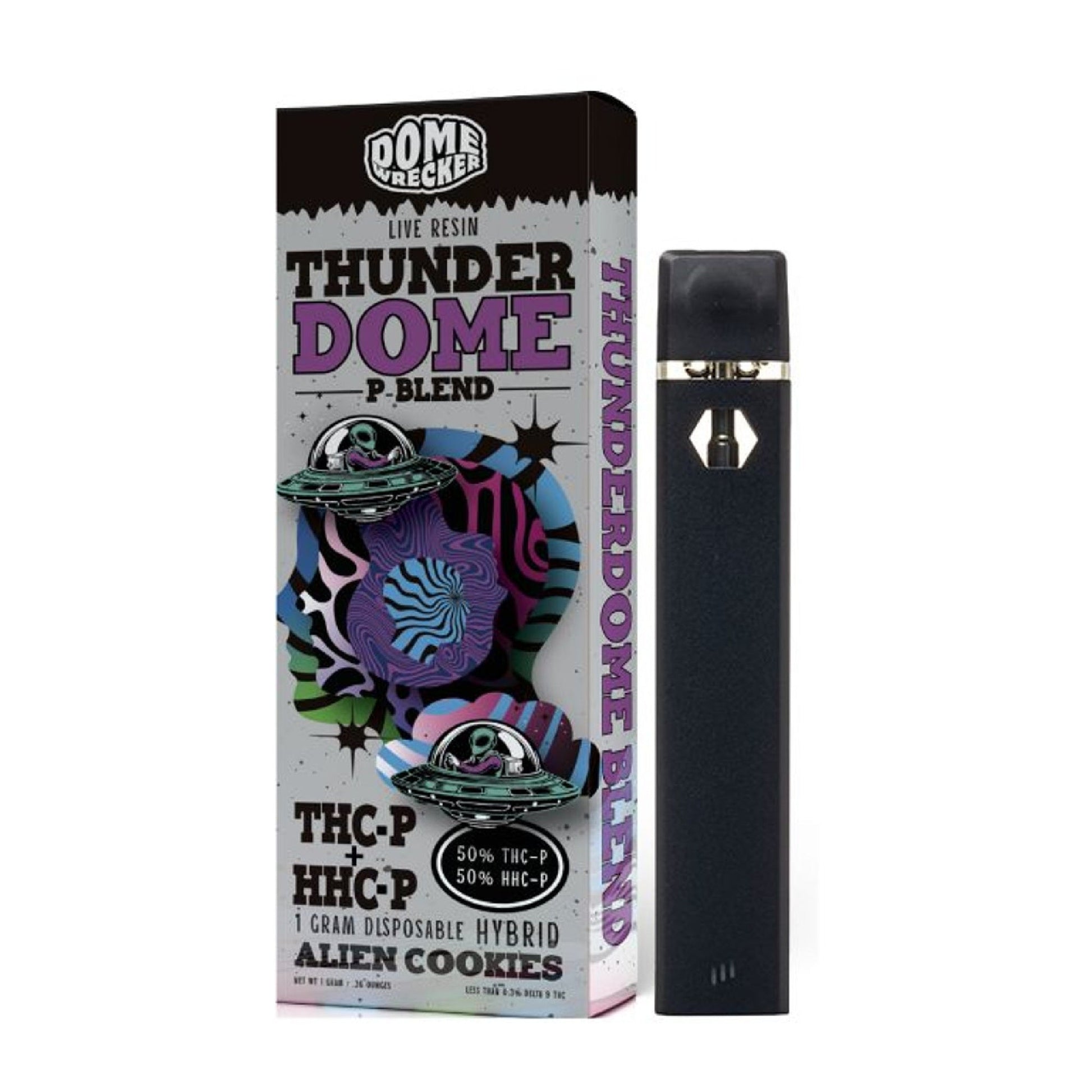 Dome Wrecker Thunder Dome Live Resin P-Blend Vaporizer 1000mg