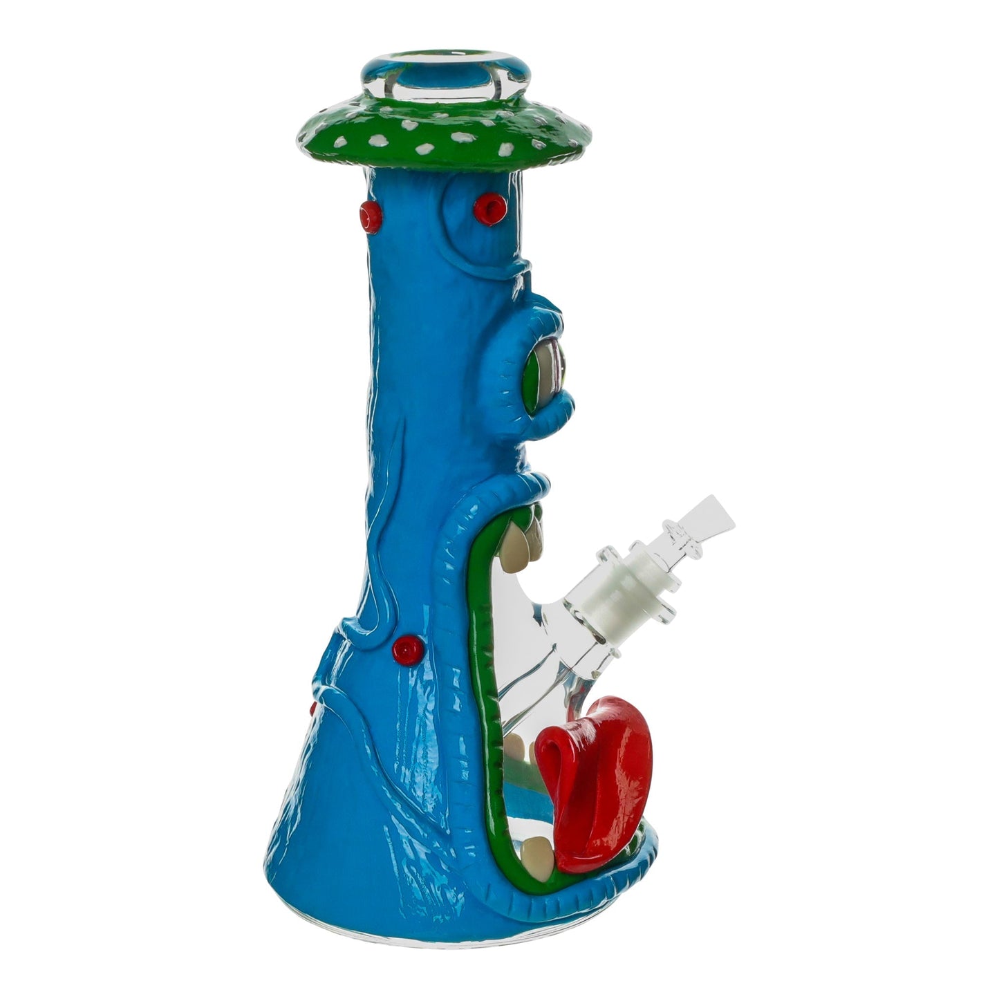 Amy Toadstool Monster Bong 13in Beaker Style Borosilicate Glass