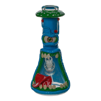 Amy Toadstool Monster Bong 13in Beaker Style Borosilicate Glass