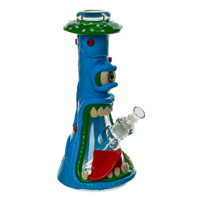 Amy Toadstool Monster Bong 13in Beaker Style Borosilicate Glass