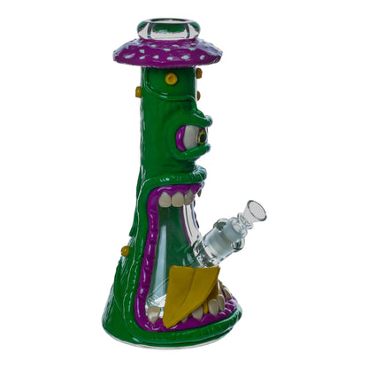 Amy Toadstool Monster Bong 13in Beaker Style Borosilicate Glass