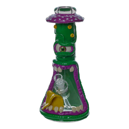 Amy Toadstool Monster Bong 13in Beaker Style Borosilicate Glass