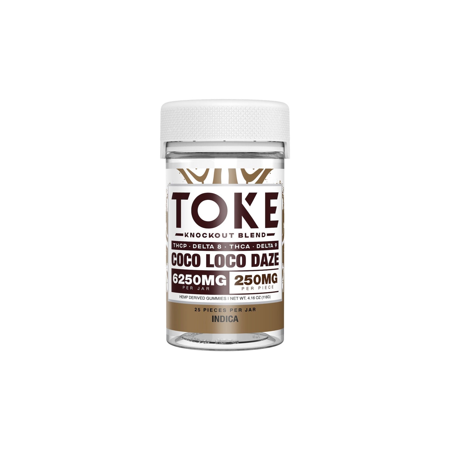 Toke Knockout Blend Gummies 6250mg