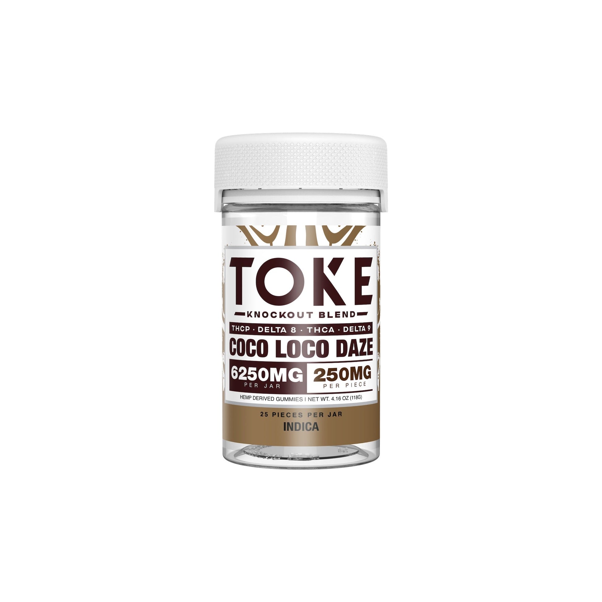 Toke Knockout Blend Gummies 6250mg