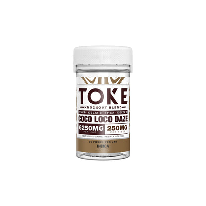 Toke Knockout Blend Gummies 6250mg