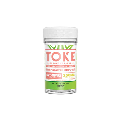 Toke Knockout Blend Gummies 6250mg