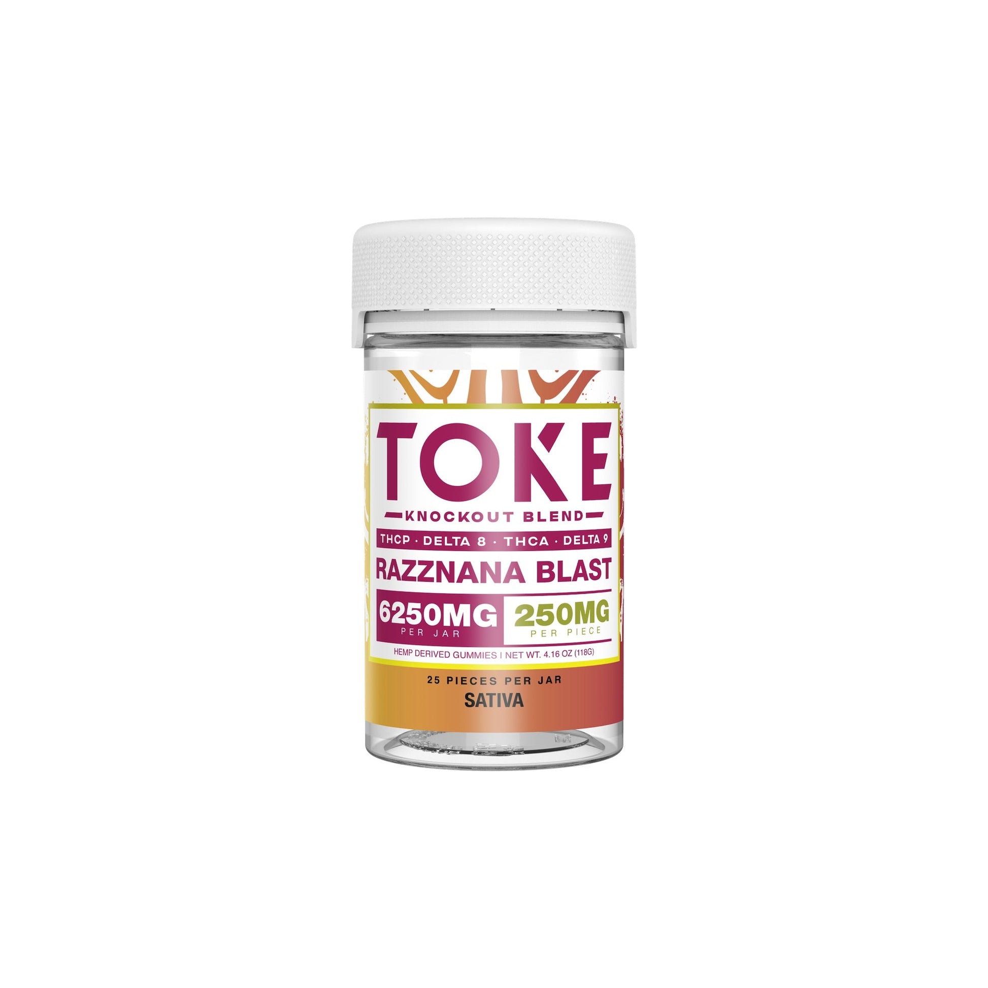 Toke Knockout Blend Gummies 6250mg