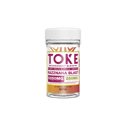 Toke Knockout Blend Gummies 6250mg