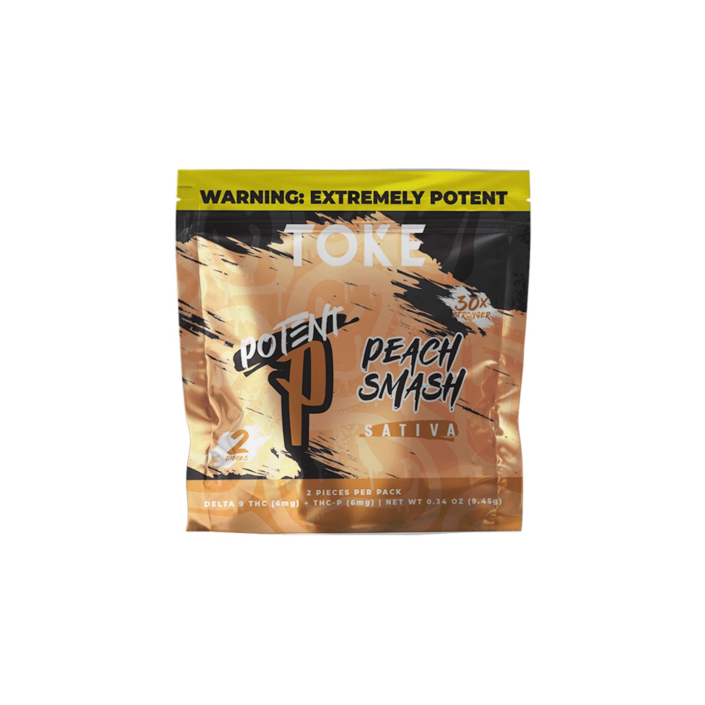 Toke Potent P Delta 9 THC-P Gummies 2ct 48mg