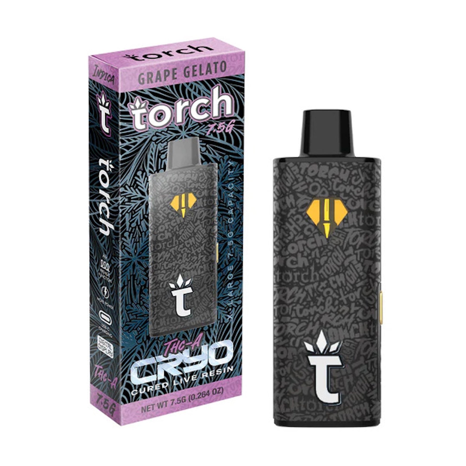 Torch Cryo Live Resin THC-A Vaporizer 7500mg