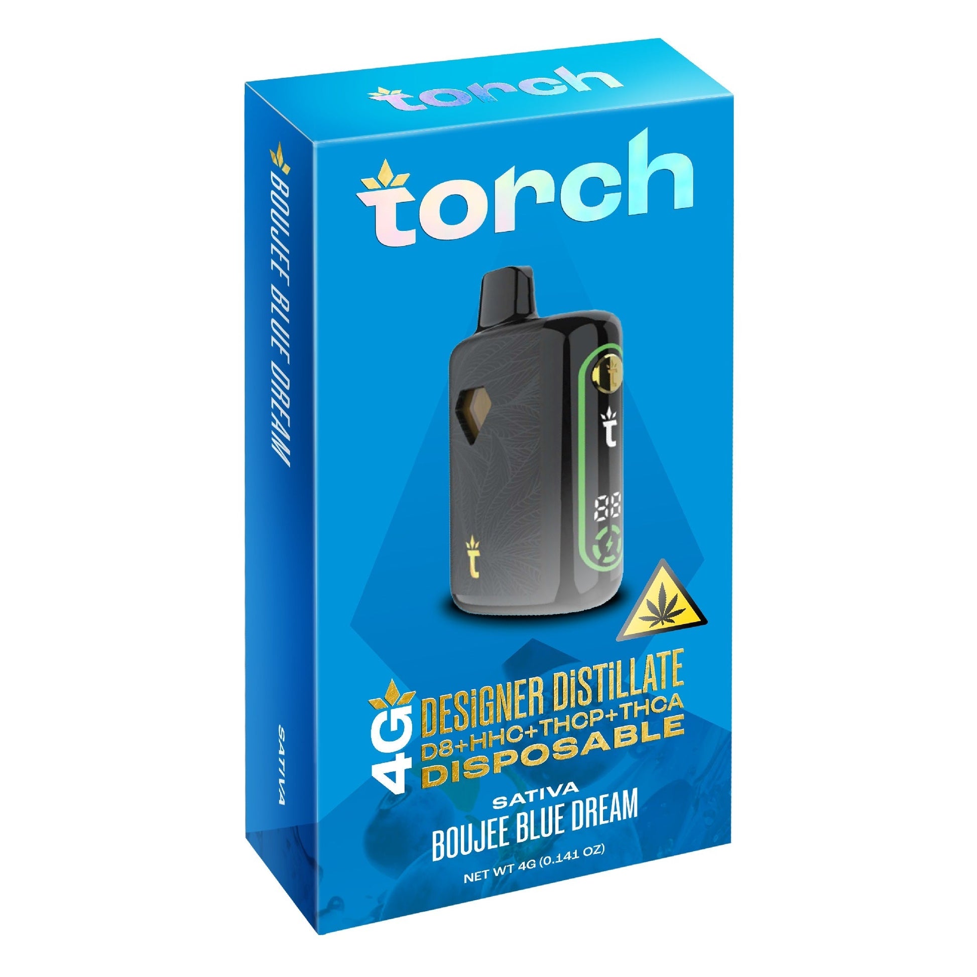 Torch Designer Distillate THC Vaporizer 4000mg