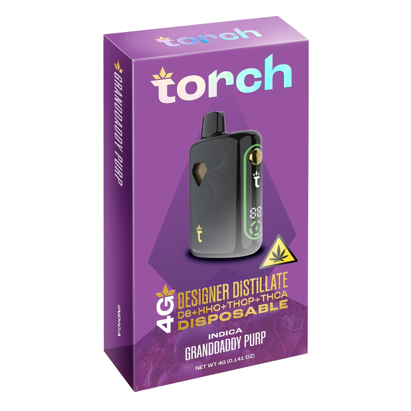 Torch Designer Distillate THC Vaporizer 4000mg