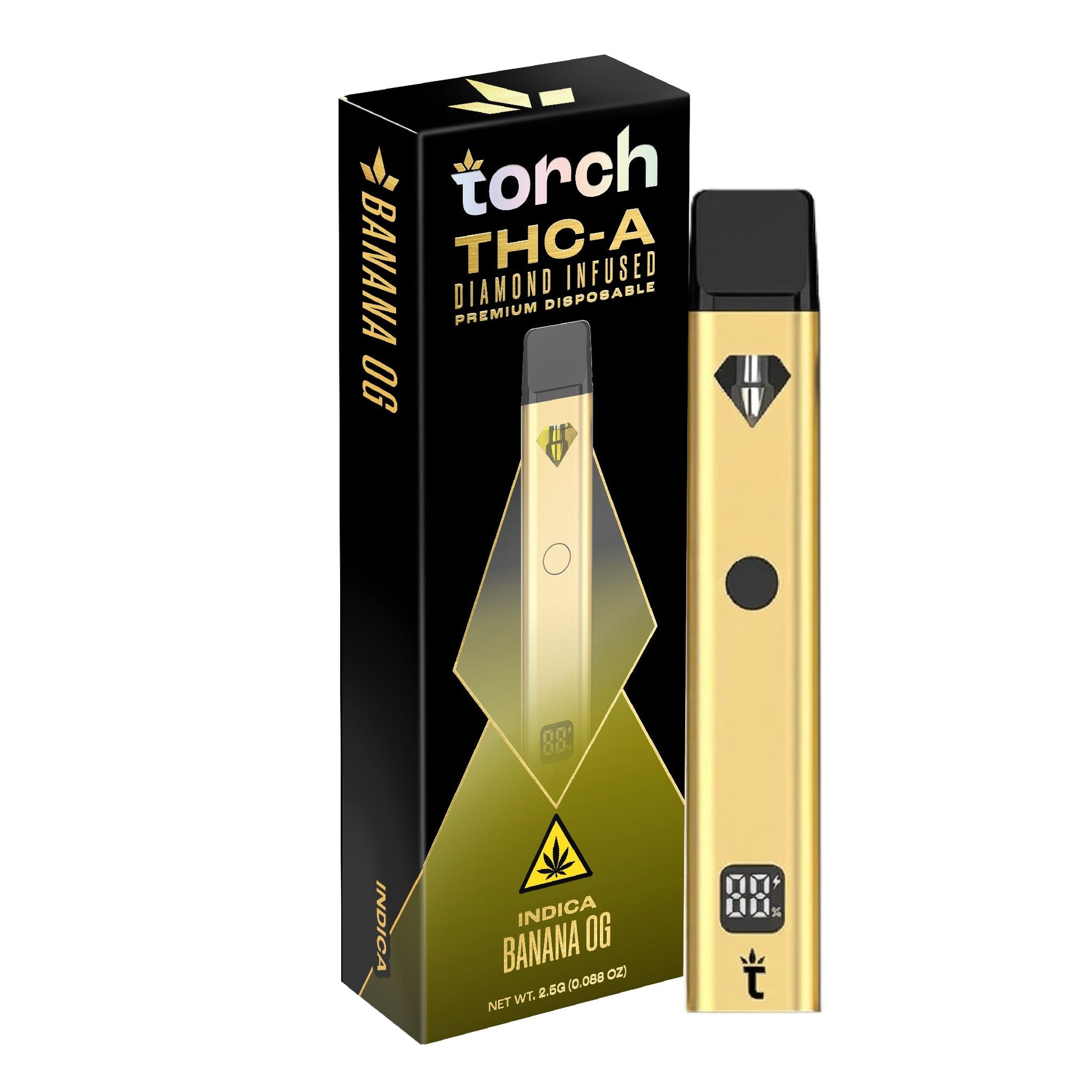 Torch Diamond Infused THC-A Blend Gold Edition Vaporizer 2500mg