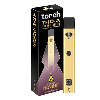 Torch Diamond Infused THC-A Blend Gold Edition Vaporizer 2500mg