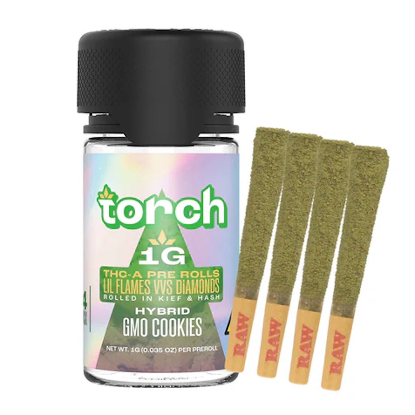 Torch Dog Walkers THC-A Pre-Rolls 1g 4ct