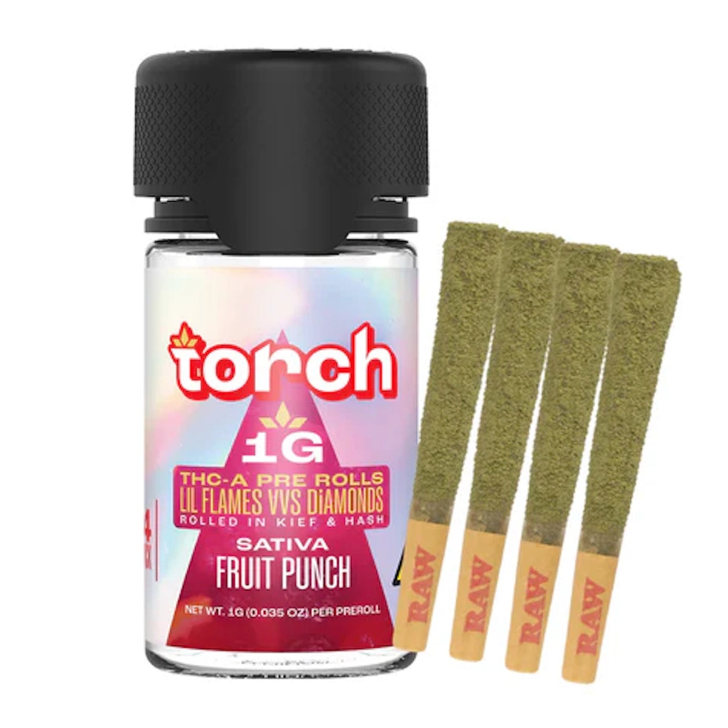 Torch Dog Walkers THC-A Pre-Rolls 1g 4ct