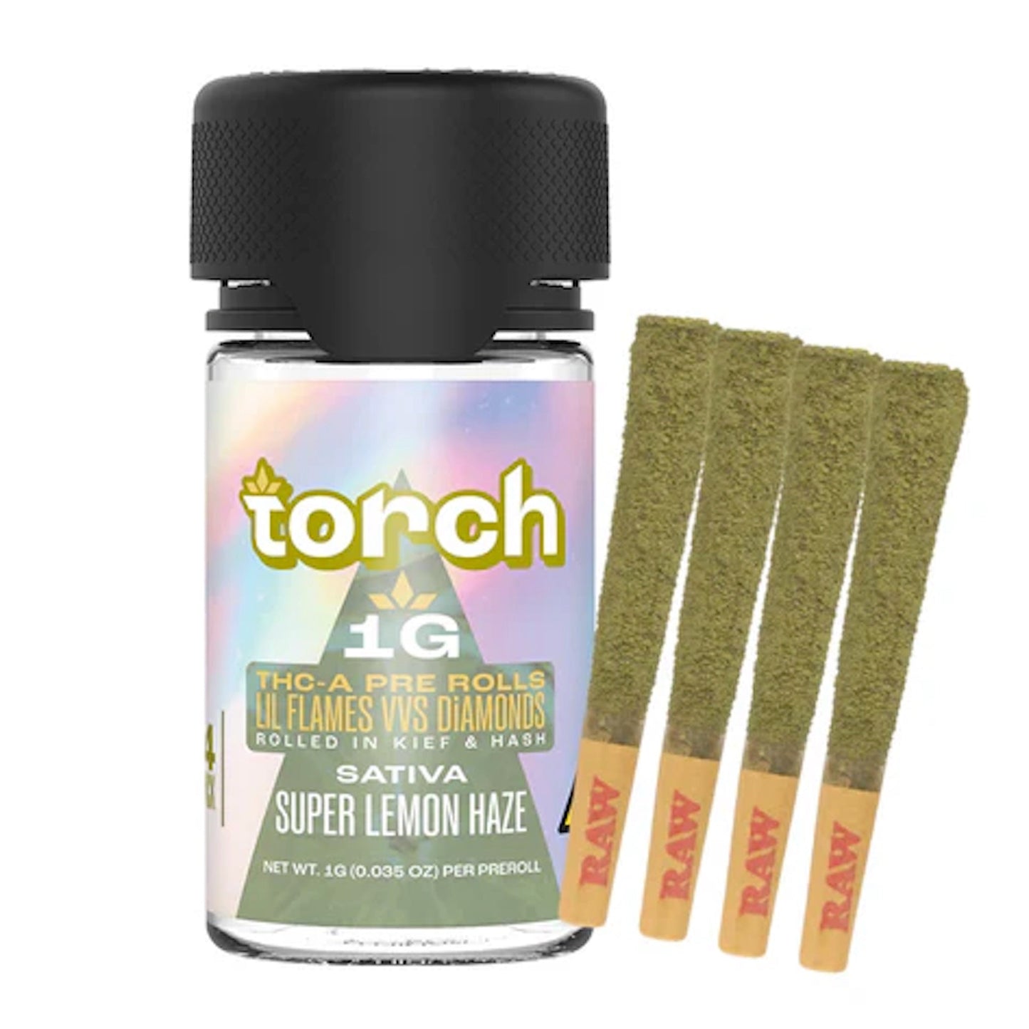 Torch Dog Walkers THC-A Pre-Rolls 1g 4ct