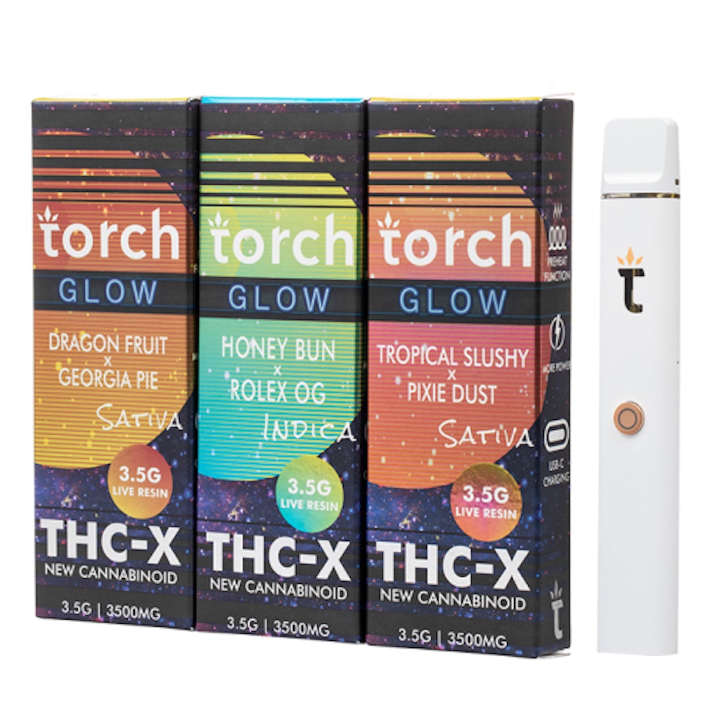 Torch Glow THC-X Vaporizer 3500mg