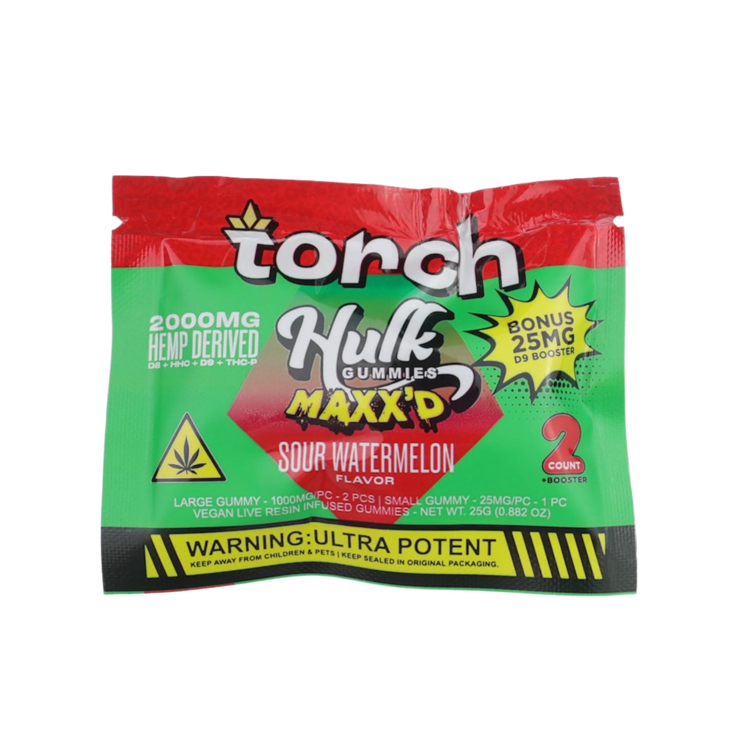 Torch Gravity Hulk Gummies 2000mg