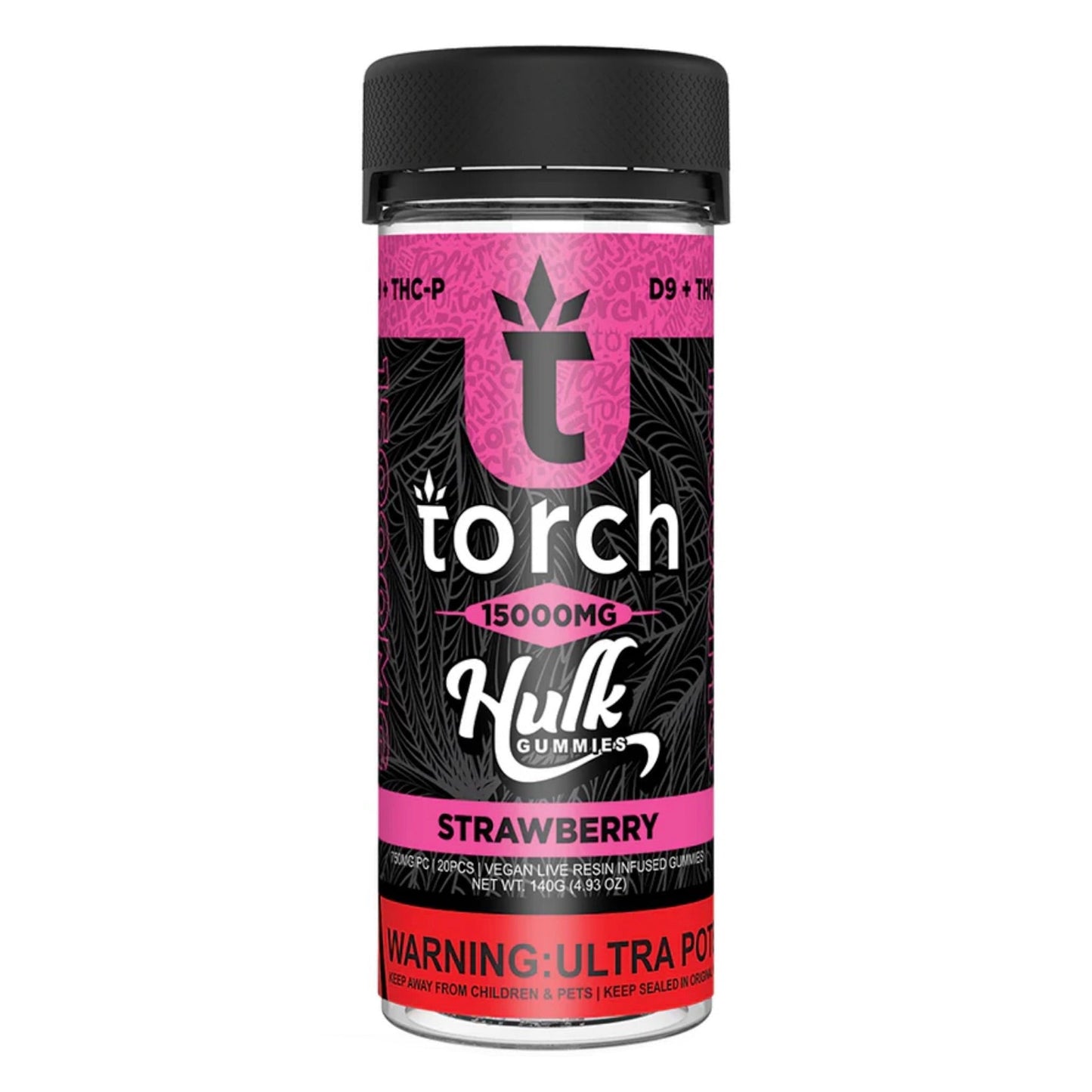 Torch Hulk Strawberry Gummies 15000mg 20ct