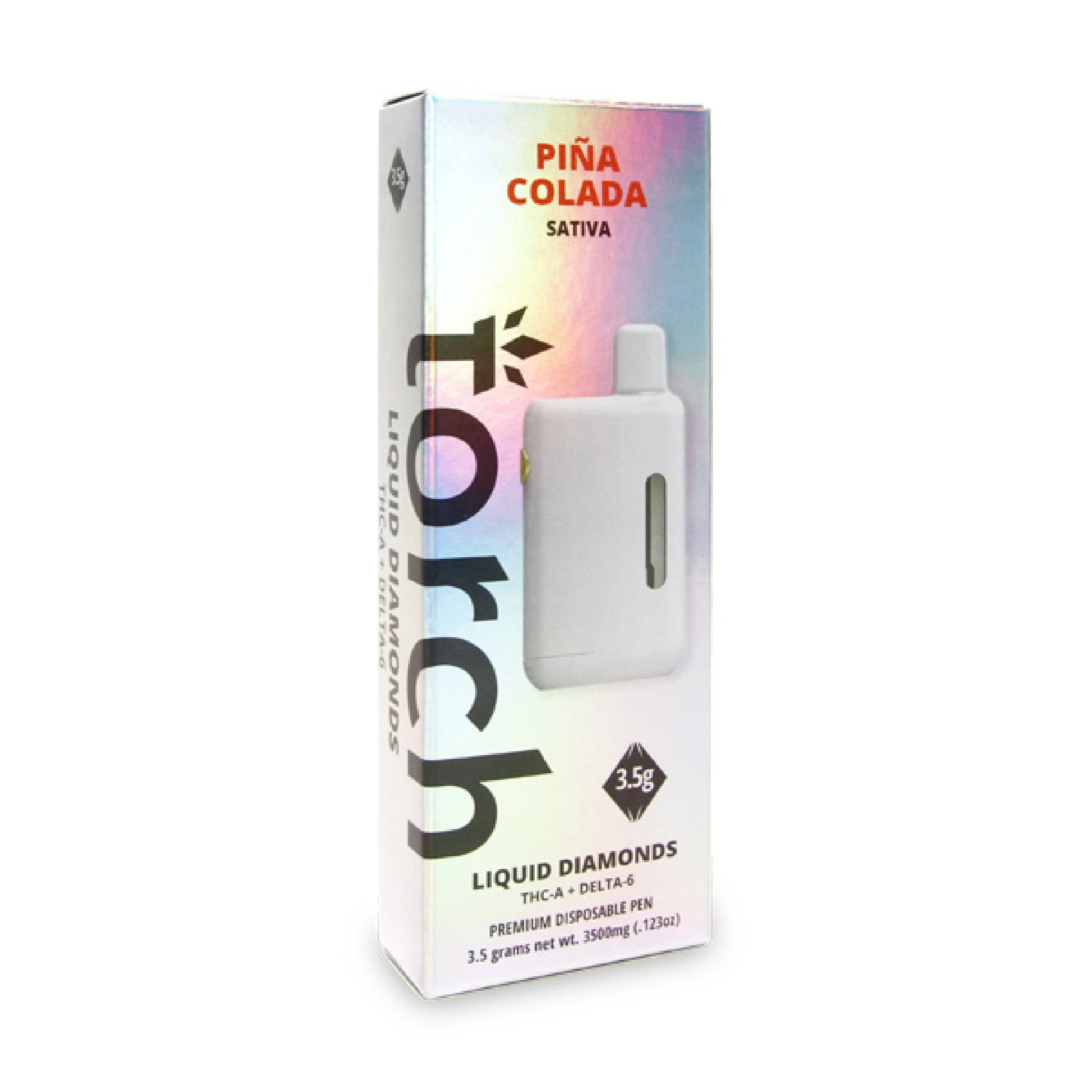 Torch Liquid Diamonds THC-A Delta 6 Vaporizer 3500mg
