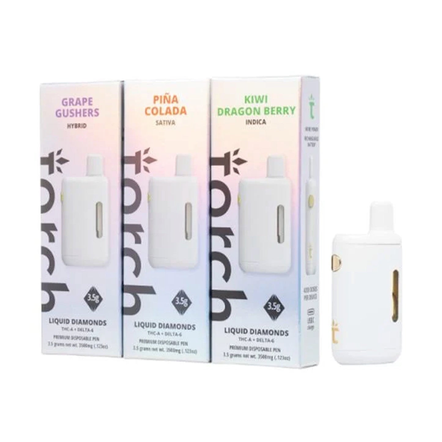 Torch Liquid Diamonds THC-A Delta 6 Vaporizer 3500mg