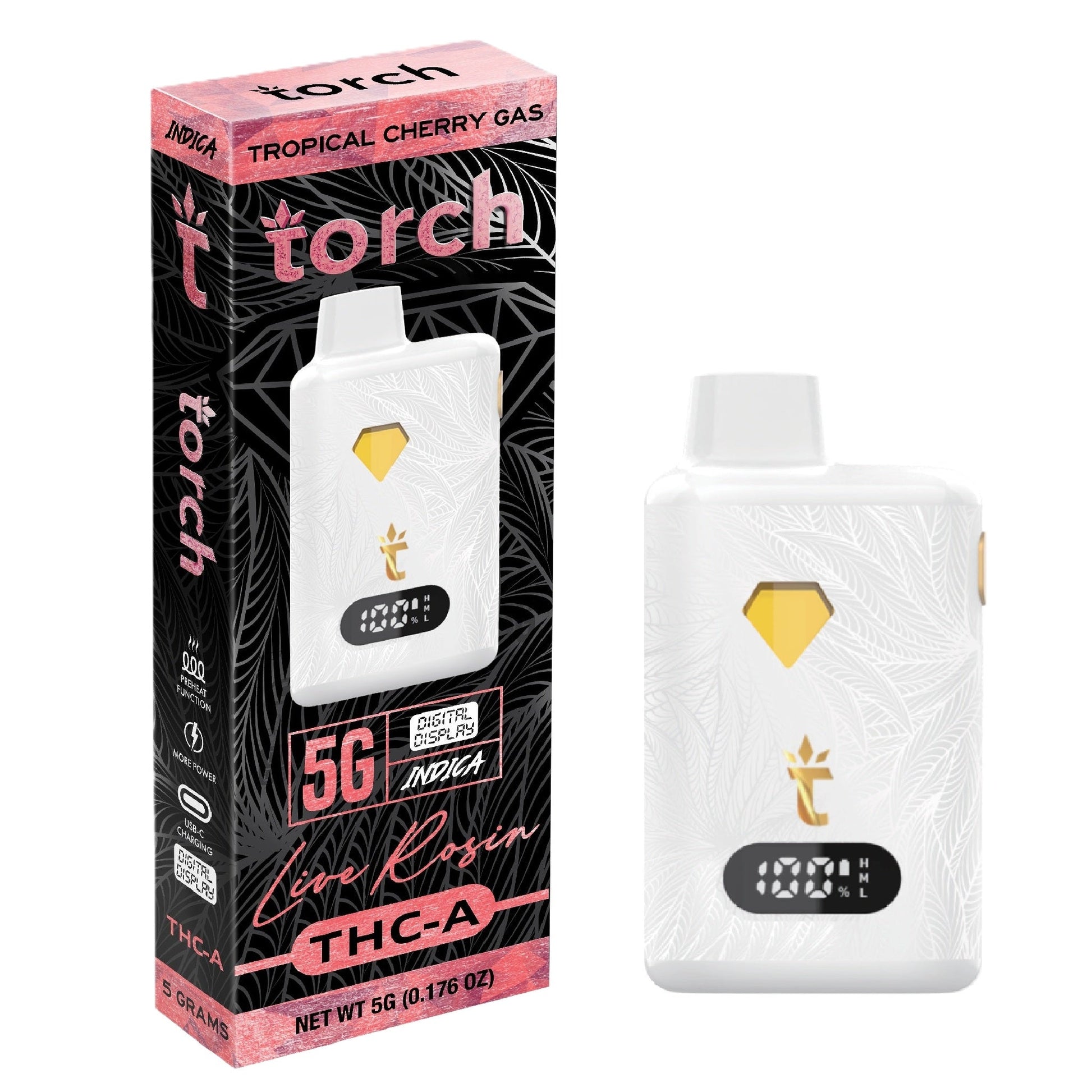 Torch Live Rosin THC-A Vaporizer 5000mg
