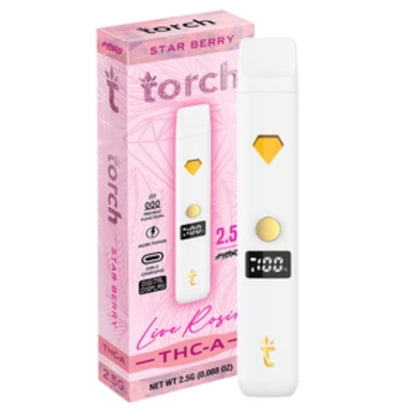 Torch THC-A Live Rosin Vaporizer 2500mg