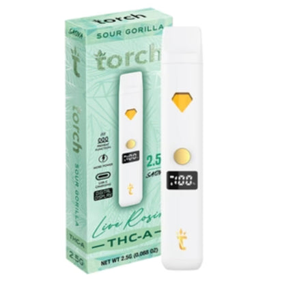Torch THC-A Live Rosin Vaporizer 2500mg
