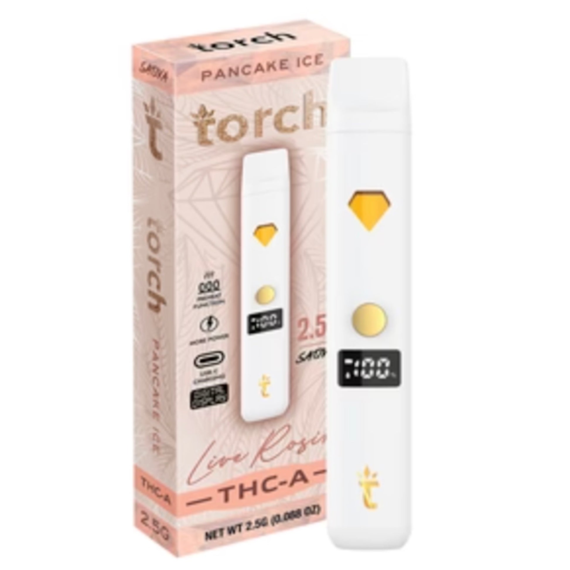 Torch THC-A Live Rosin Vaporizer 2500mg