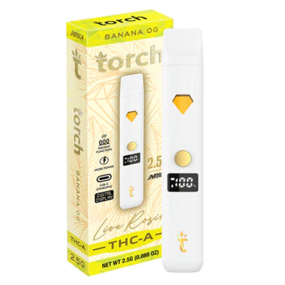 Torch THC-A Live Rosin Vaporizer 2500mg