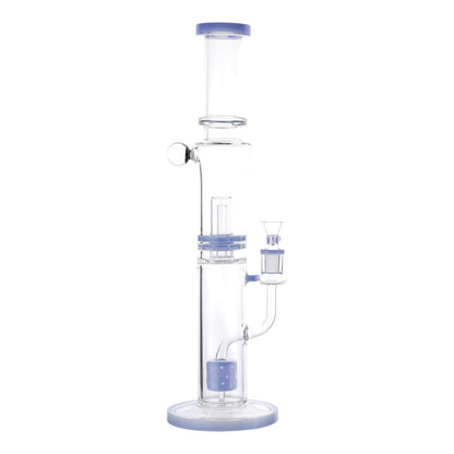 Royal Glass Pink Tower of Power Percolator Bong 16in