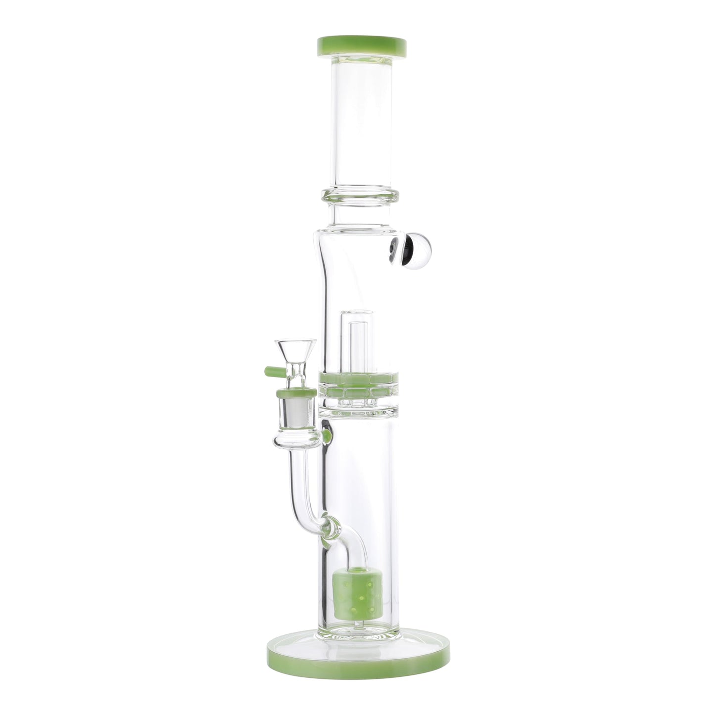 Royal Glass Pink Tower of Power Percolator Bong 16in