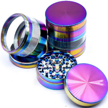 Everything 420 Transparent Rainbow Grinder 53mm