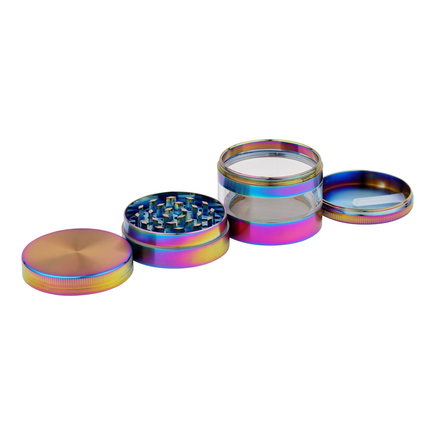 Everything 420 Transparent Rainbow Grinder 53mm