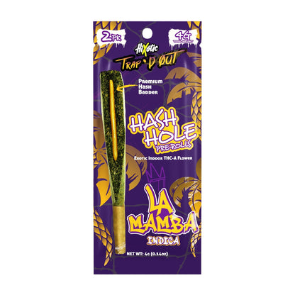 Trap'd Out Jeffrey Hash Holes 4g Total Two 2g Pre-Rolls THC-A