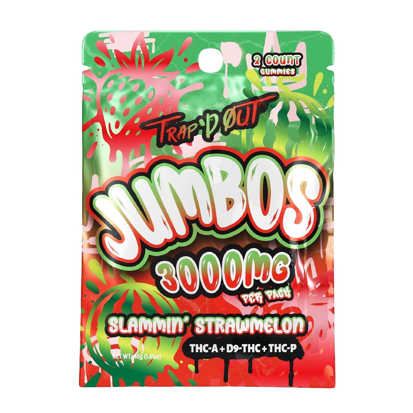 Hixotic Trap'd Out Jumbo Gummies 3000mg 2ct