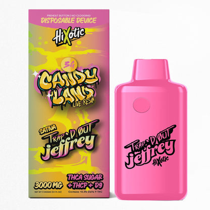 Hixotic Trapd Out Jeffrey THC-A Sugar Blend Vaporizer 3000mg