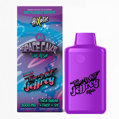 Hixotic Trapd Out Jeffrey THC-A Sugar Blend Vaporizer 3000mg