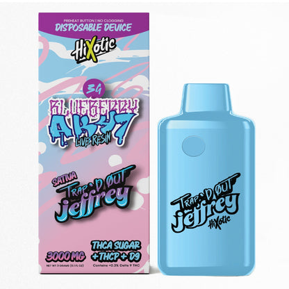 Hixotic Trapd Out Jeffrey THC-A Sugar Blend Vaporizer 3000mg
